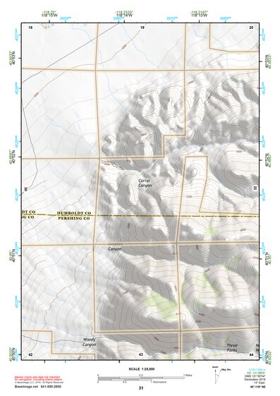 40118NE Page 31 Eugene Mountains Topo Preview 1