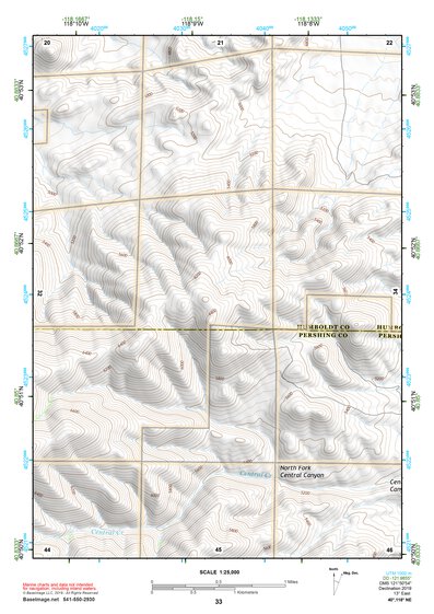 40118NE Page 33 Eugene Mountains Topo Preview 1