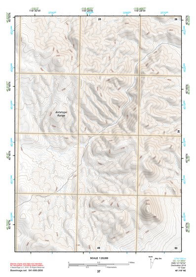 40118NE Page 37 Eugene Mountains Topo Preview 1