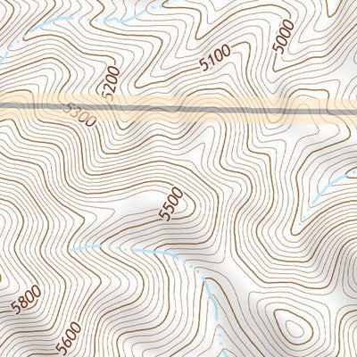 40118NE Page 38 Eugene Mountains Topo Preview 3