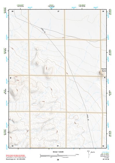 40118NE Page 39 Eugene Mountains Topo Preview 1