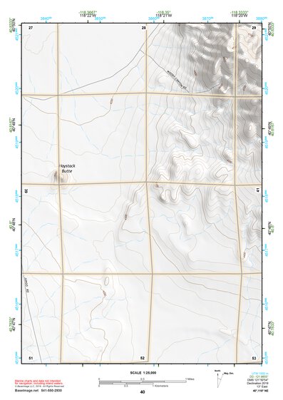 40118NE Page 40 Eugene Mountains Topo Preview 1