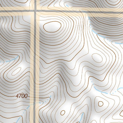 40118NE Page 41 Eugene Mountains Topo Preview 2