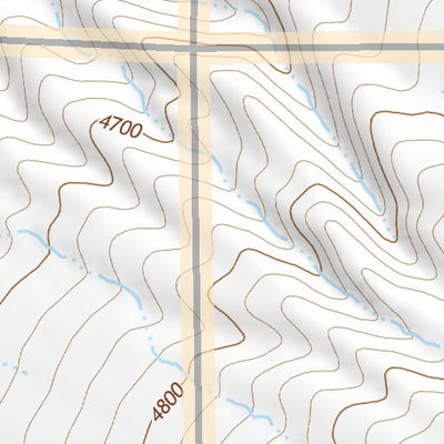 40118NE Page 42 Eugene Mountains Topo Preview 3