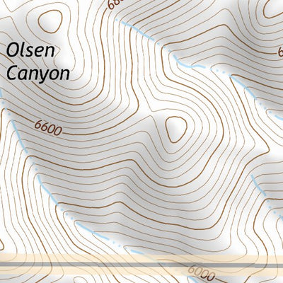 40118NE Page 45 Eugene Mountains Topo Preview 3