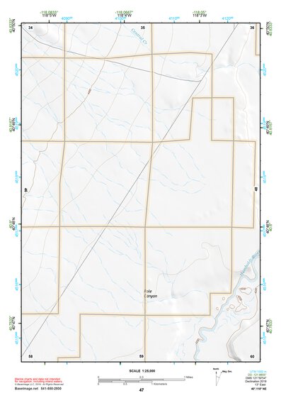 40118NE Page 47 Eugene Mountains Topo Preview 1