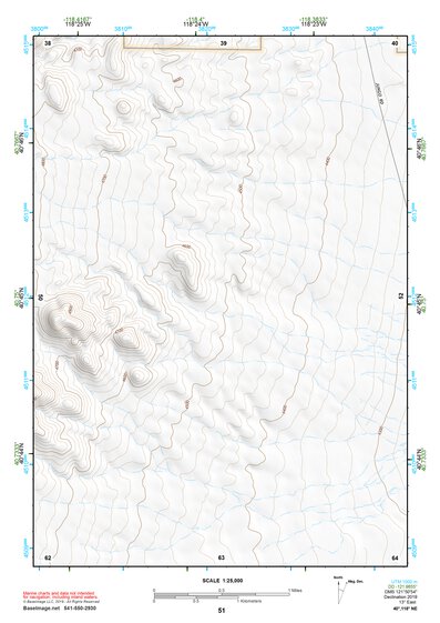 40118NE Page 51 Eugene Mountains Topo Preview 1