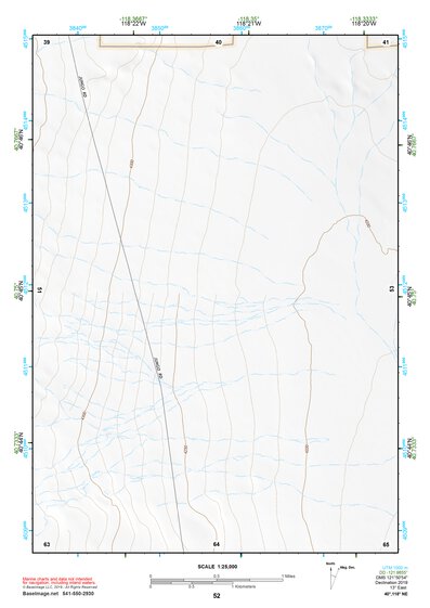 40118NE Page 52 Eugene Mountains Topo Preview 1