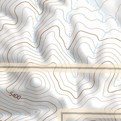 40118NE Page 55 Eugene Mountains Topo Preview 2