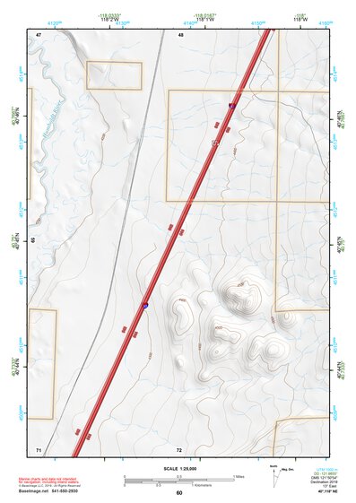40118NE Page 60 Eugene Mountains Topo Preview 1