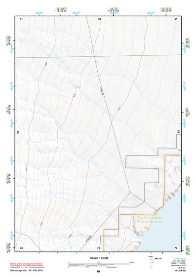 40118NE Page 64 Eugene Mountains Topo Preview 1