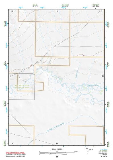 40118NE Page 68 Eugene Mountains Topo Preview 1