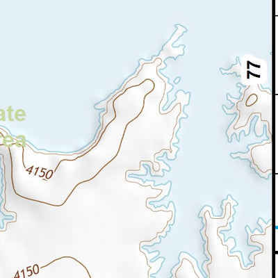40118NE Page 76 Eugene Mountains Topo Preview 3