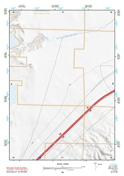 40118NE Page 79 Eugene Mountains Topo Preview 1