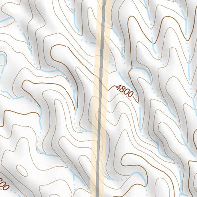 40118NE Page 80 Eugene Mountains Topo Preview 3