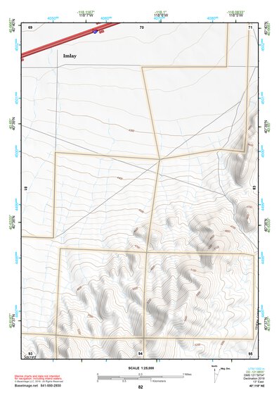 40118NE Page 82 Eugene Mountains Topo Preview 1