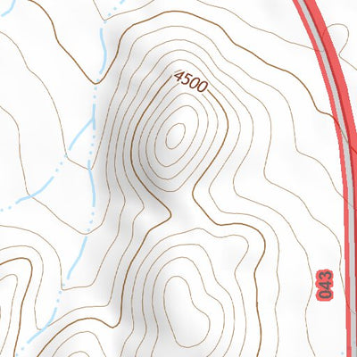 40118NE Page 83 Eugene Mountains Topo Preview 2