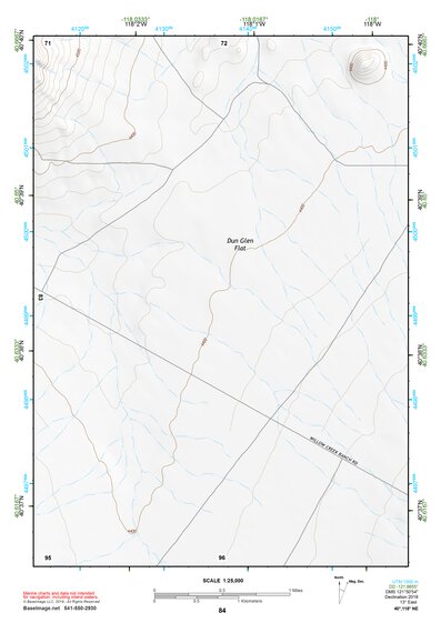 40118NE Page 84 Eugene Mountains Topo Preview 1