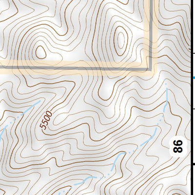 40118NE Page 85 Eugene Mountains Topo Preview 3