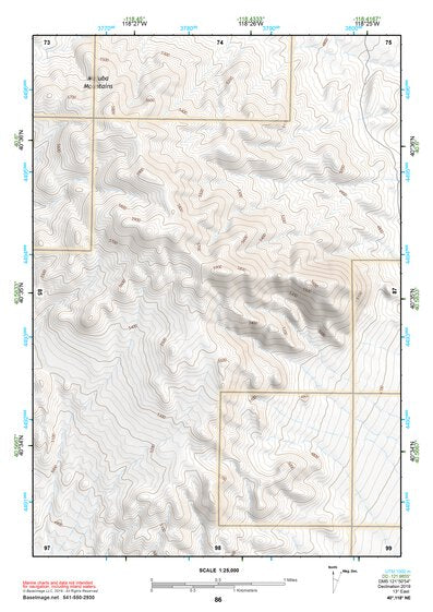 40118NE Eugene Mountains Topo Bundle Preview 1