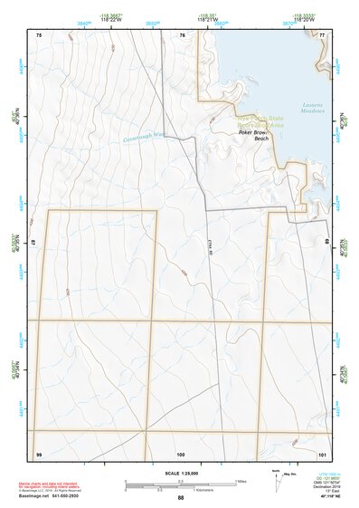 40118NE Page 88 Eugene Mountains Topo Preview 1