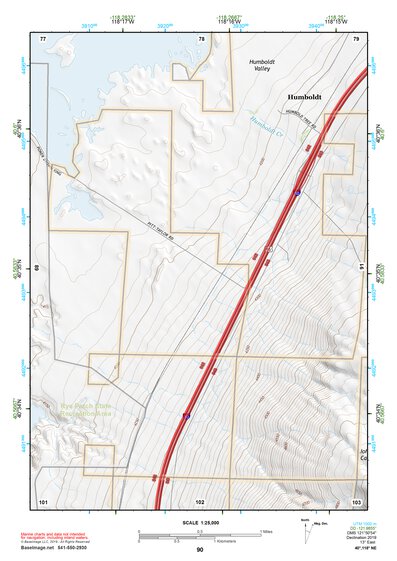 40118NE Page 90 Eugene Mountains Topo Preview 1