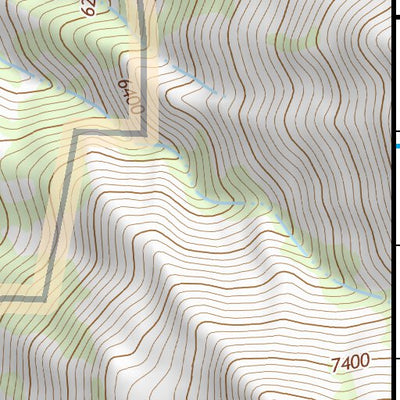 40118NE Page 91 Eugene Mountains Topo Preview 3
