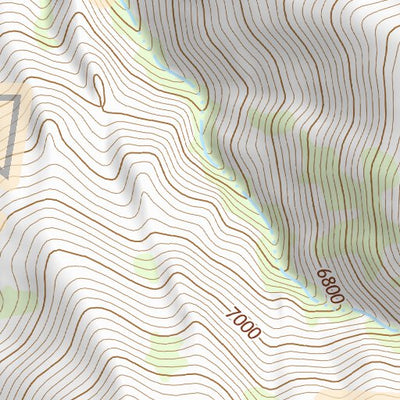 40118NE Page 92 Eugene Mountains Topo Preview 3
