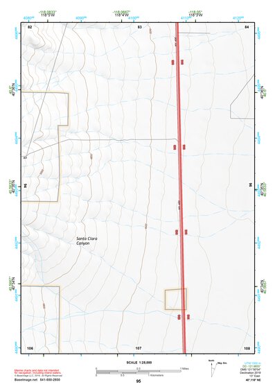 40118NE Page 95 Eugene Mountains Topo Preview 1