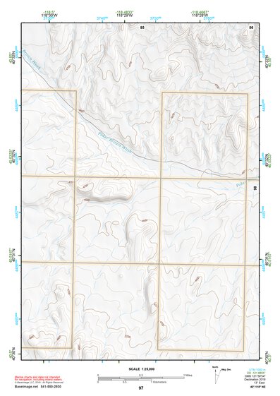 40118NE Page 97 Eugene Mountains Topo Preview 1