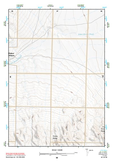 40118NE Page 99 Eugene Mountains Topo Preview 1