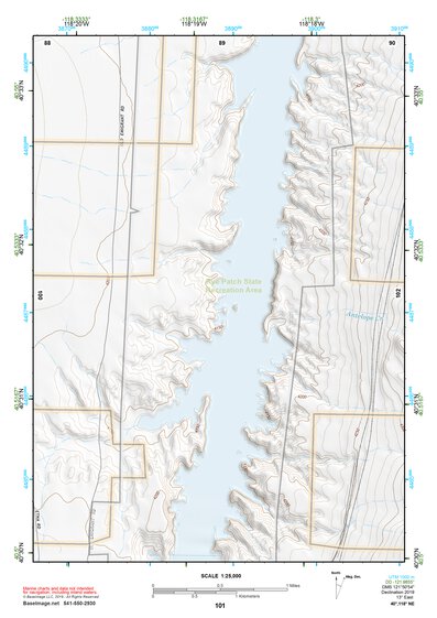 40118NE Page 101 Eugene Mountains Topo Preview 1