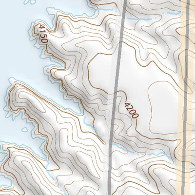 40118NE Page 101 Eugene Mountains Topo Preview 3