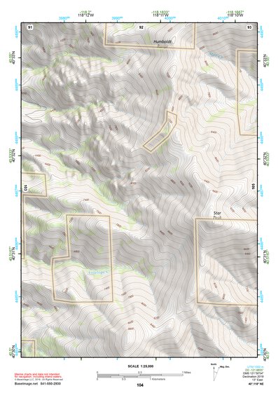 40118NE Page 104 Eugene Mountains Topo Preview 1