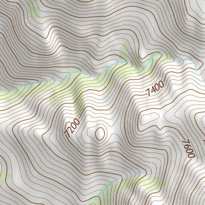 40118NE Page 104 Eugene Mountains Topo Preview 3