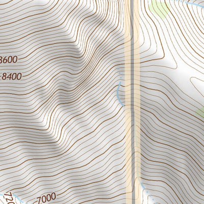 40118NE Page 105 Eugene Mountains Topo Preview 3
