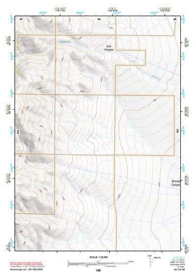 40118NE Page 106 Eugene Mountains Topo Preview 1