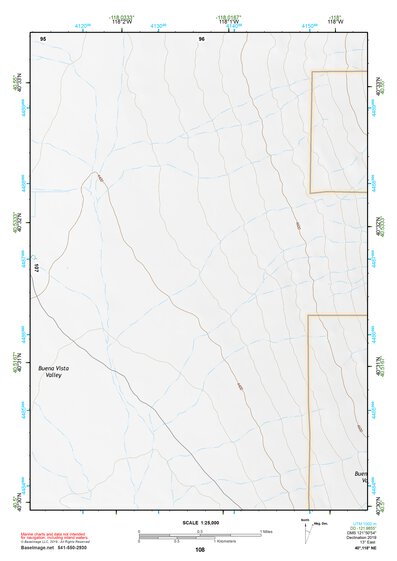 40118NE Page 108 Eugene Mountains Topo Preview 1