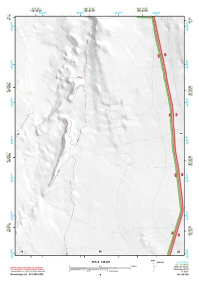 40118NW Page 7 Eugene Mountains Topo Preview 1