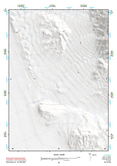40118NW Page 9 Eugene Mountains Topo Preview 1