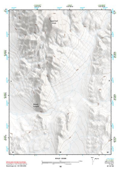 40118NW Page 10 Eugene Mountains Topo Preview 1