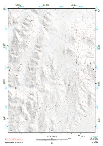 40118NW Page 11 Eugene Mountains Topo Preview 1