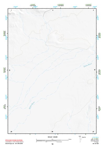 40118NW Page 14 Eugene Mountains Topo Preview 1