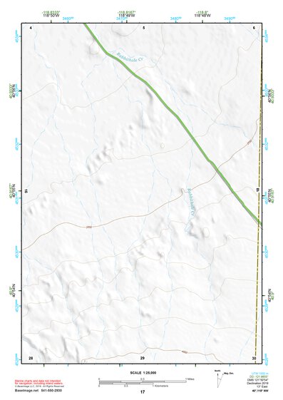 40118NW Page 17 Eugene Mountains Topo Preview 1
