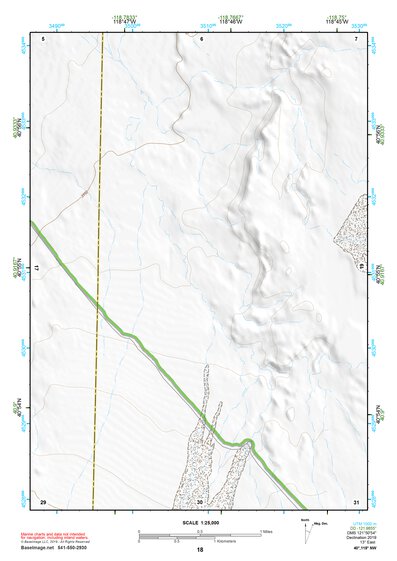 40118NW Page 18 Eugene Mountains Topo Preview 1
