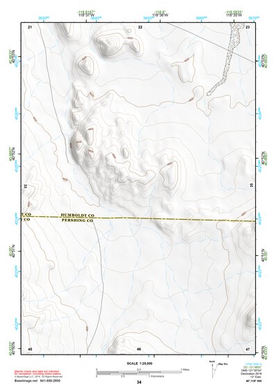 40118NW Page 34 Eugene Mountains Topo Preview 1