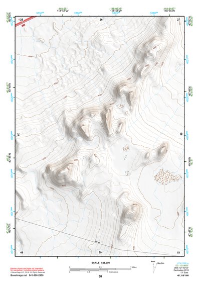 40118NW Page 38 Eugene Mountains Topo Preview 1