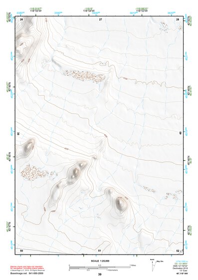 40118NW Page 39 Eugene Mountains Topo Preview 1