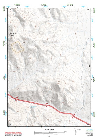 40118NW Page 45 Eugene Mountains Topo Preview 1