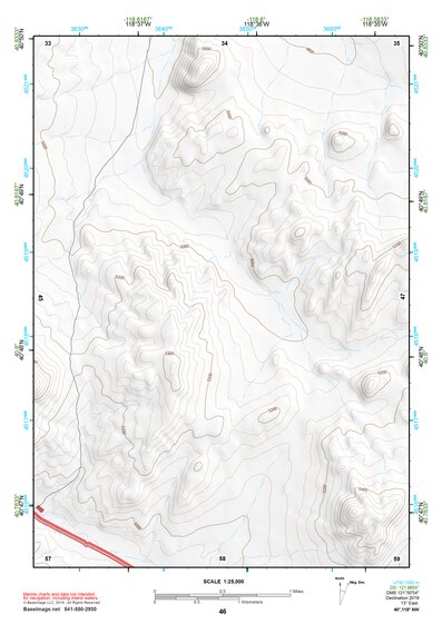 40118NW Page 46 Eugene Mountains Topo Preview 1